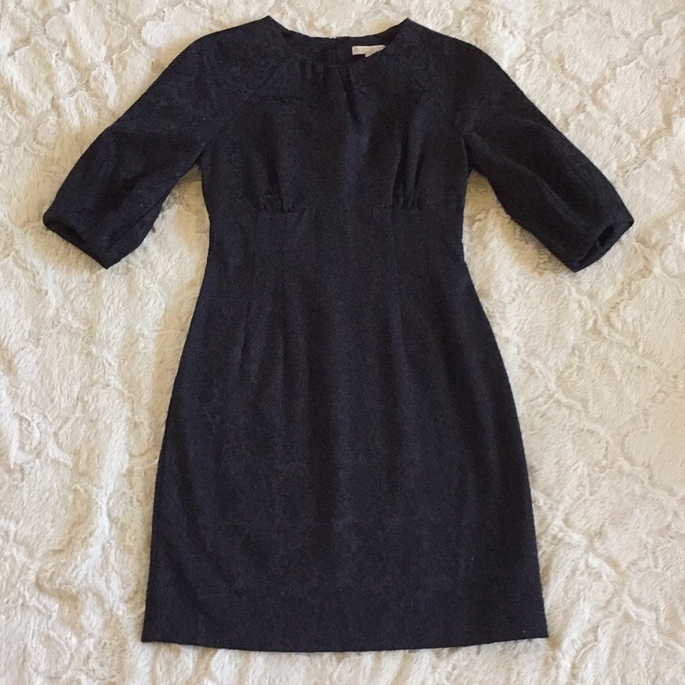 NY&C Eva Mendes Black Damask Dress * Sz 2